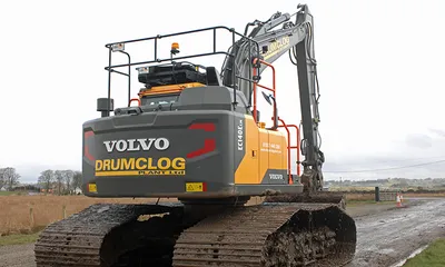 Low Ground Pressure Excavator Hire — Drumclog Plant